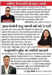 Pre budget interview appeared on Sandesh News and Newspaper